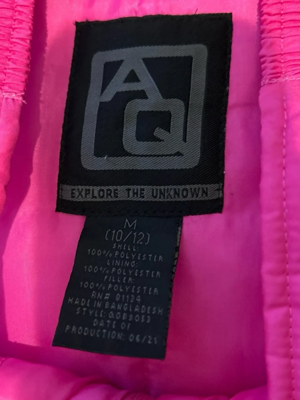 AQ snow suit